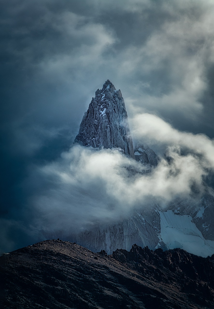 mountain, andes, patagonia, phone wallpaper, argentina, landscape, rock, travel, nature, granite, blue rock, aesthetic wallpaper, iphone wallpaper, black wallpaper, black